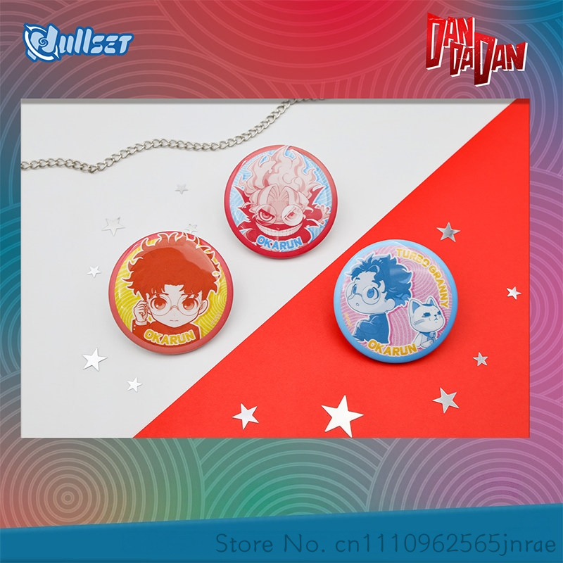 Dullset Dandadan Anime Badge C - Anime Merchandise Licensing ulasan dan harga