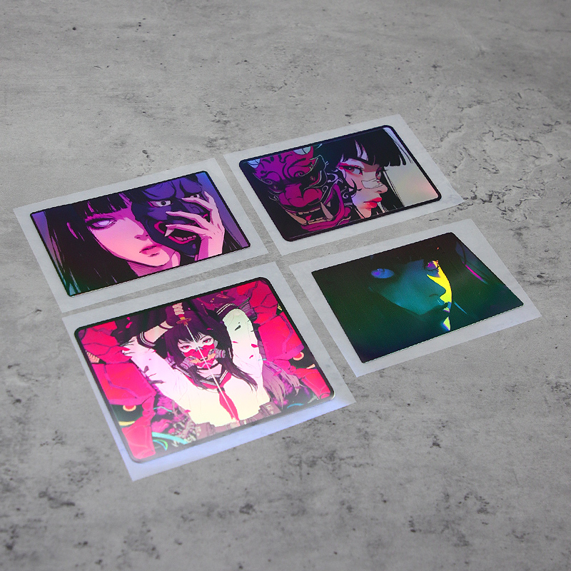 1PC High Adhesive Holographic  - Premium Anime Merchandise ulasan dan harga