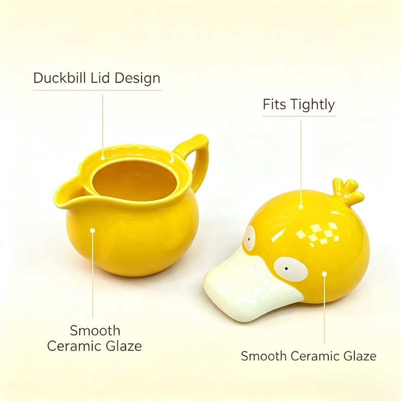 Creative Psyduck House Ceramic - Anime Merchandise Mugs ulasan dan harga
