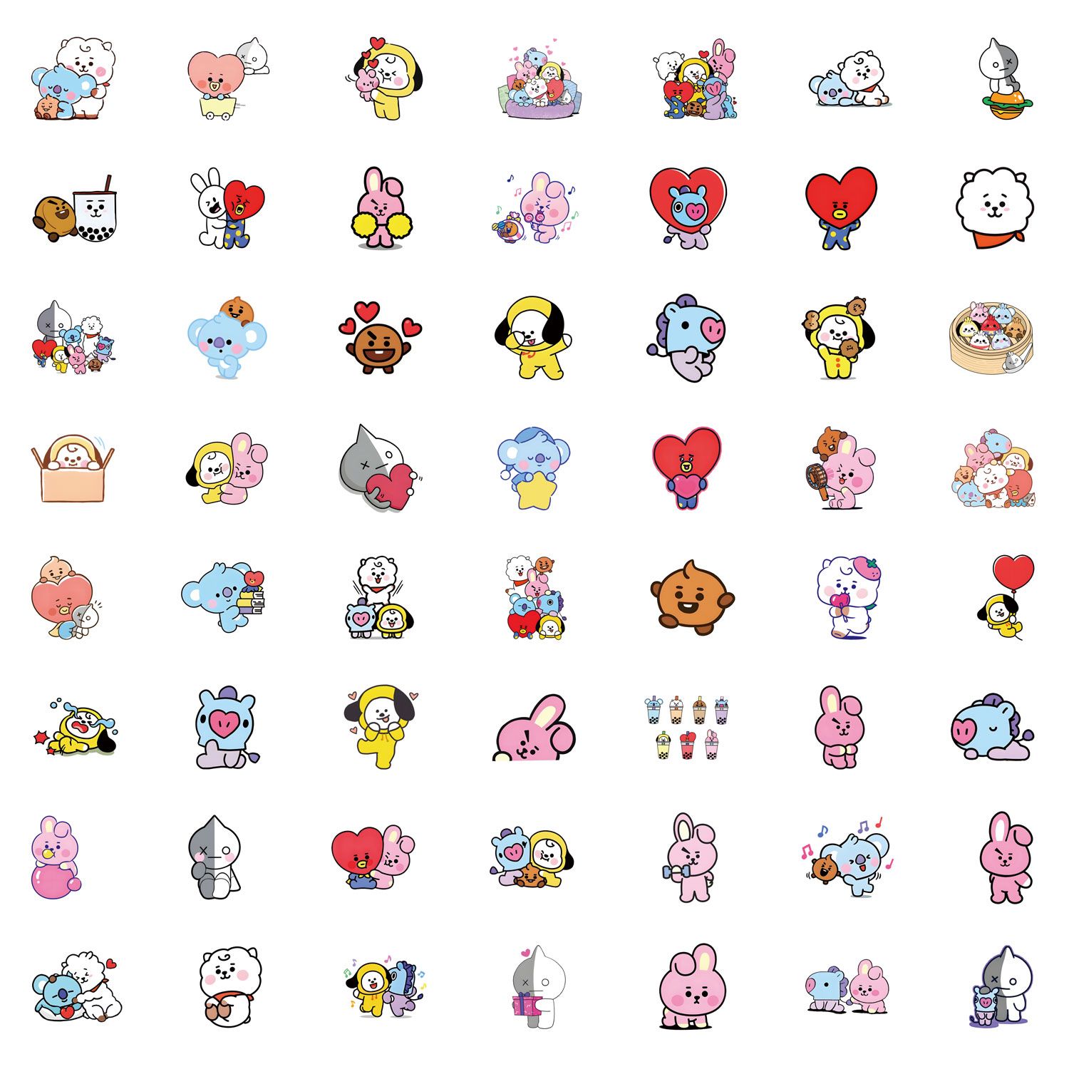 BT21 anime merchandise cartoon - Anime Merchandise Mugs ulasan dan harga