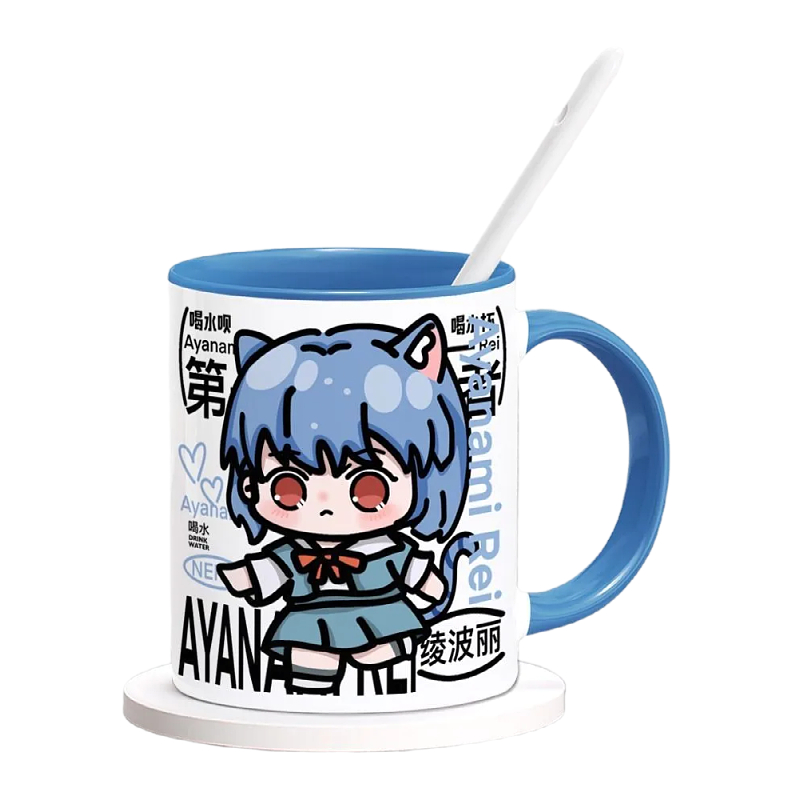 EVA Asuka Langley Soryu Anime  - Anime Merchandise Mugs ulasan dan harga