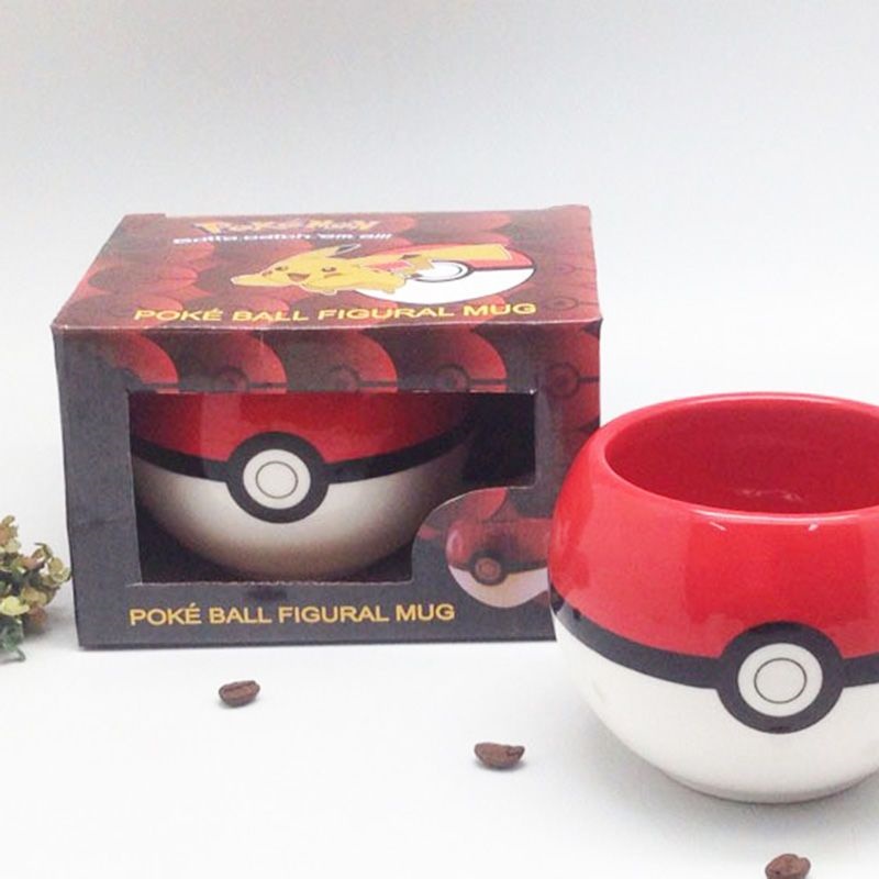 Pokemon Poke Ball Ceramic Coff - Anime Merchandise Mugs ulasan dan harga