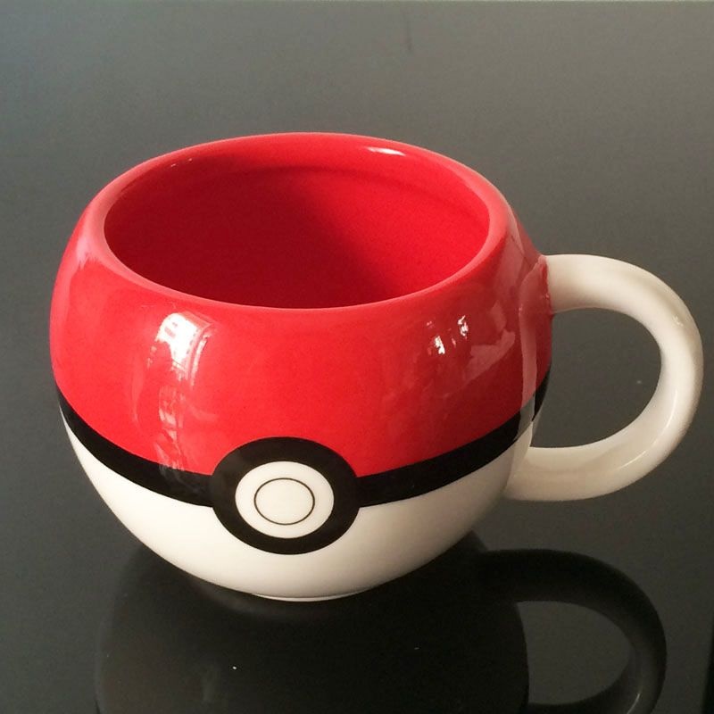 Pokemon Poke Ball Ceramic Coff - Anime Merchandise Mugs ulasan dan harga