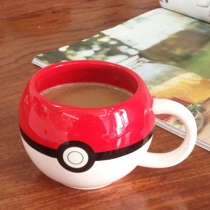 Pokemon Poke Ball Ceramic Coff - Anime Merchandise Mugs ulasan dan harga
