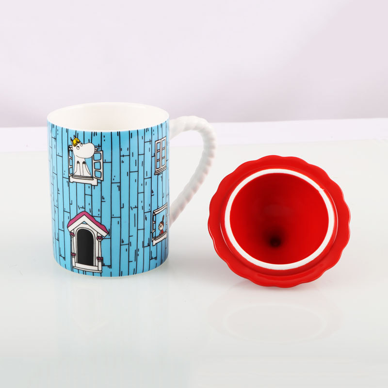 Creative Moomin House Ceramic  - Anime Merchandise Mugs ulasan dan harga