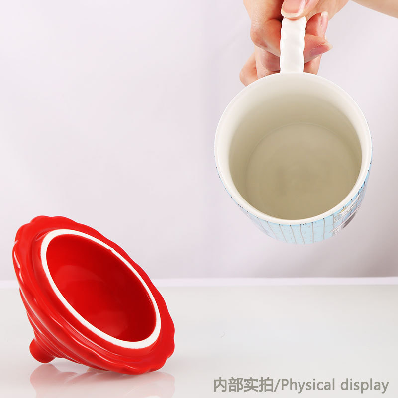 Creative Moomin House Ceramic  - Anime Merchandise Mugs ulasan dan harga