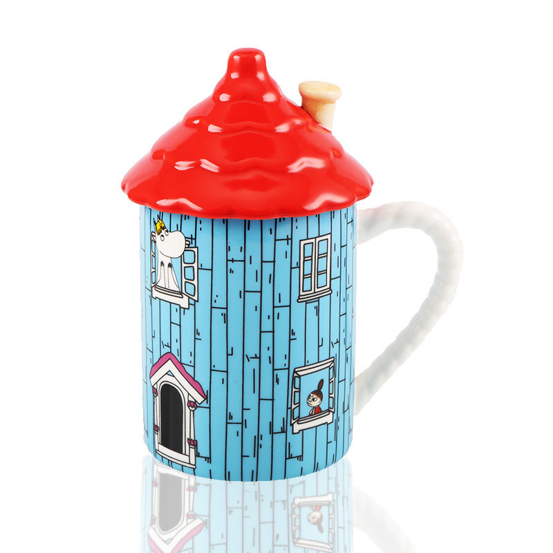 Creative Moomin House Ceramic  - Anime Merchandise Mugs ulasan dan harga